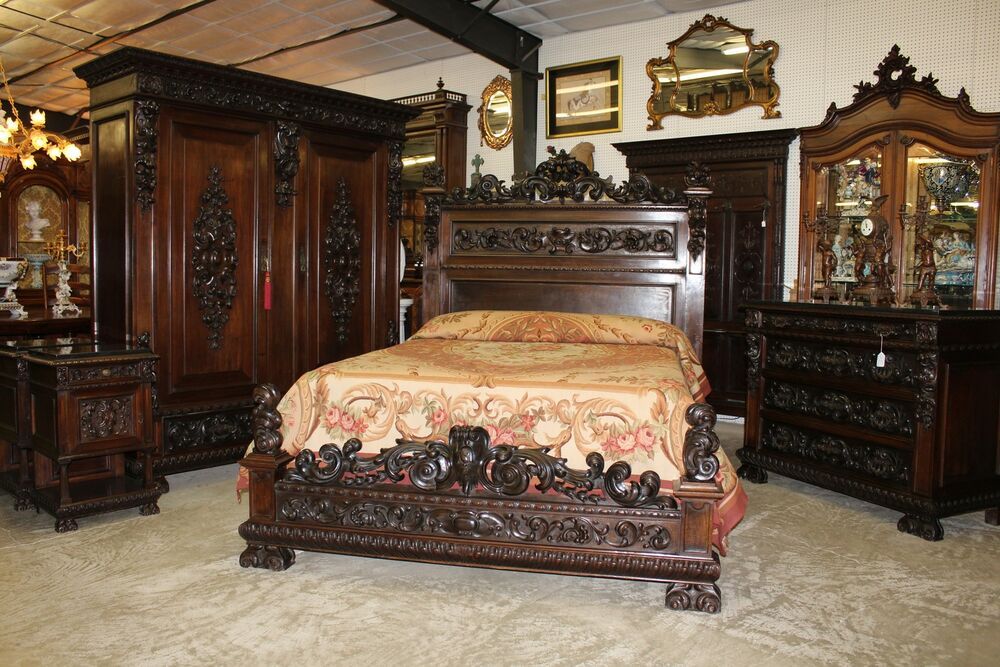 sypialnia w gotyckim stylu